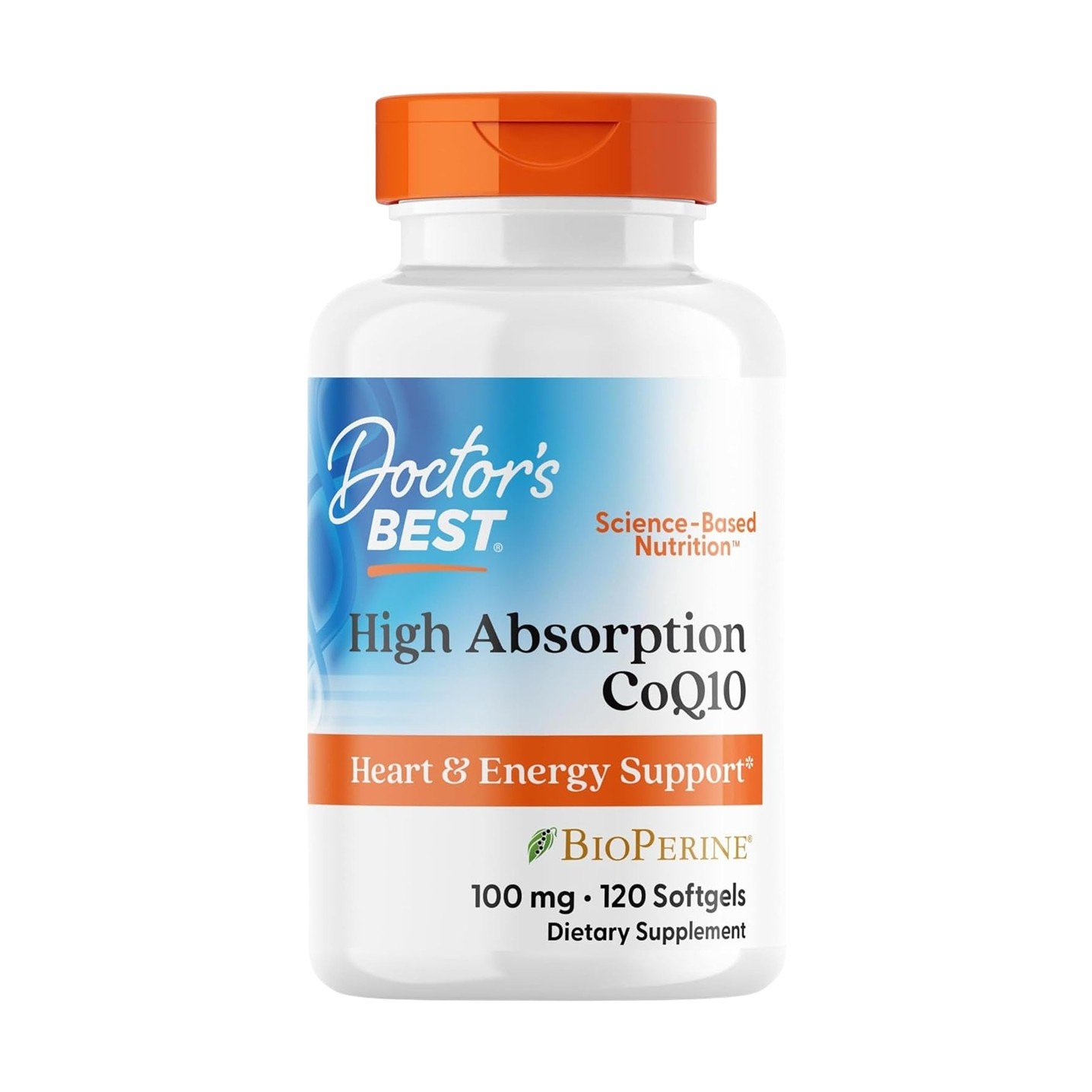 Doctor's Best High Absorption CoQ10 100 mg – 120 Softgels