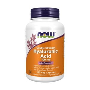 NOW Foods Hyaluronic Acid Complex 100 mg – 120 Veg Capsules