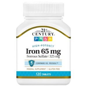 21st Century Iron 65 mg – 120 Tablets