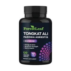 Forest Leaf Tongkat Ali + Fadogia Agrestis + BioPerine – 120 Vegetable Capsules