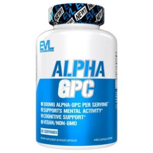 EVLution Nutrition Alpha GPC 300 mg – 60 Veggie Capsules