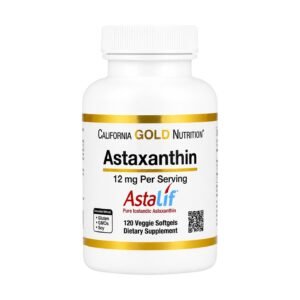 California Gold Nutrition Astaxanthin Astalif 12 mg – 120 Veggie Softgels