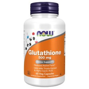 NOW Foods Glutathione 500 mg – 60 Veg Caps
