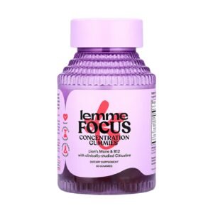 Lemme Focus Concentration Gummies Strawberry – 50 Gummies