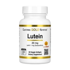 California Gold Lutein with Zeaxanthin – 60 Veggie Softgels