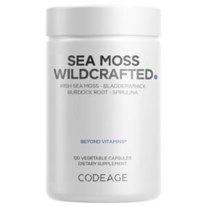 Codeage Wildcrafted Sea Moss – 120 Capsules